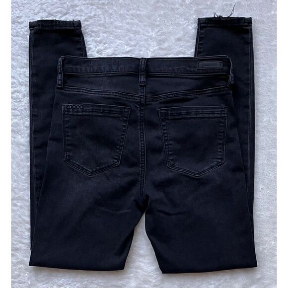 Blank NYC The Great Jones High Rise Distressed Skinny Jeans in Black, Size 27 - Picture 14 of 16